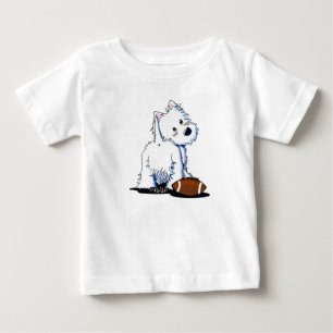 Camiseta De Bebé KiniArt Westie Tailgate Baby Bodysuit