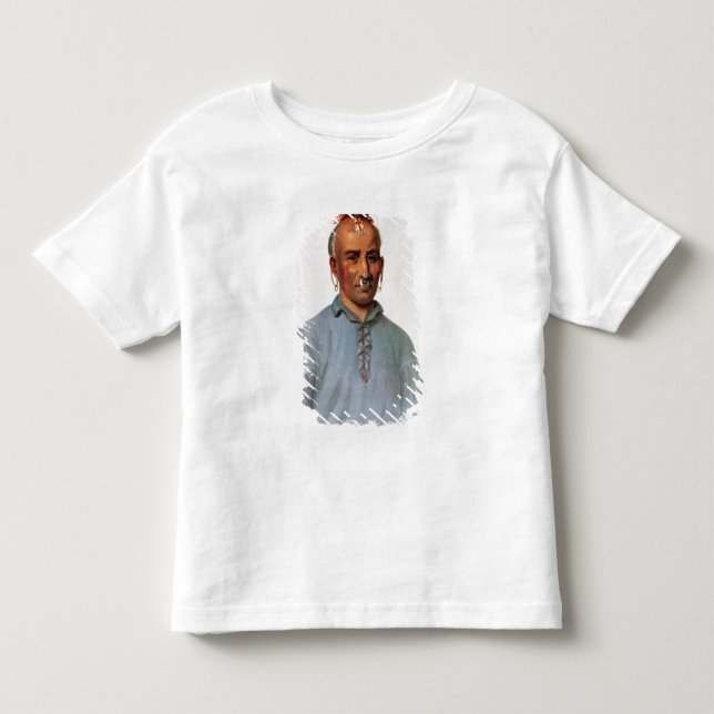 Camiseta De Bebé Kish-Kal-Wa, jefe del Shawnee (Anverso)