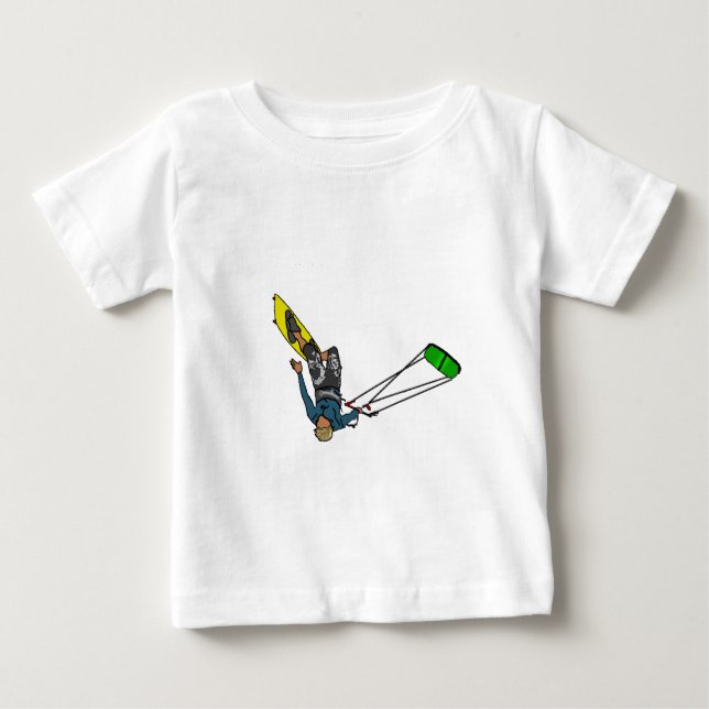 Camiseta De Bebé kitesurfer (Anverso)