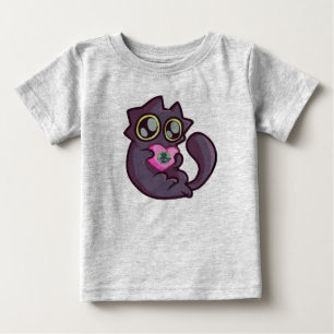 Camiseta De Bebé KitKat te ama - The Alaska Cat Cafe