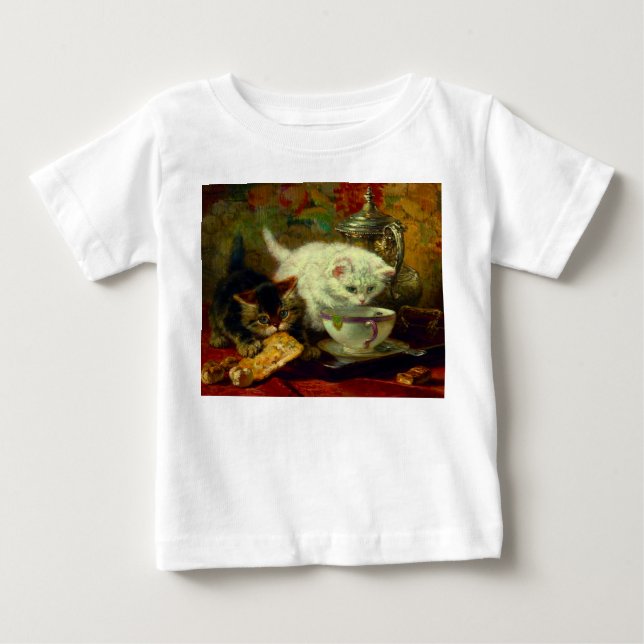 Camiseta De Bebé Kittens Tea Fiesta (Anverso)