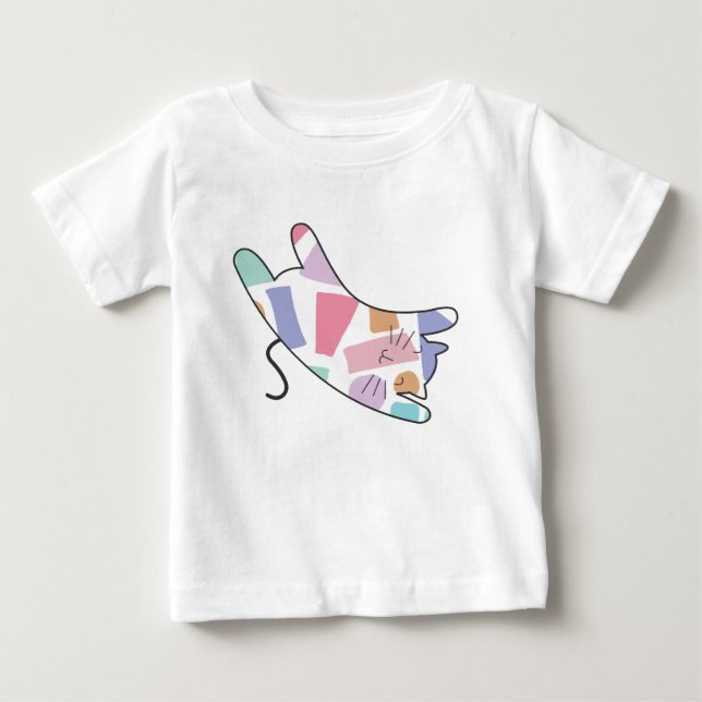 Camiseta De Bebé Kitty arcoiris (Anverso)