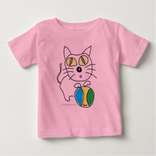 Camiseta De Bebé Kitty Beach Ball Infant Long Sleeve