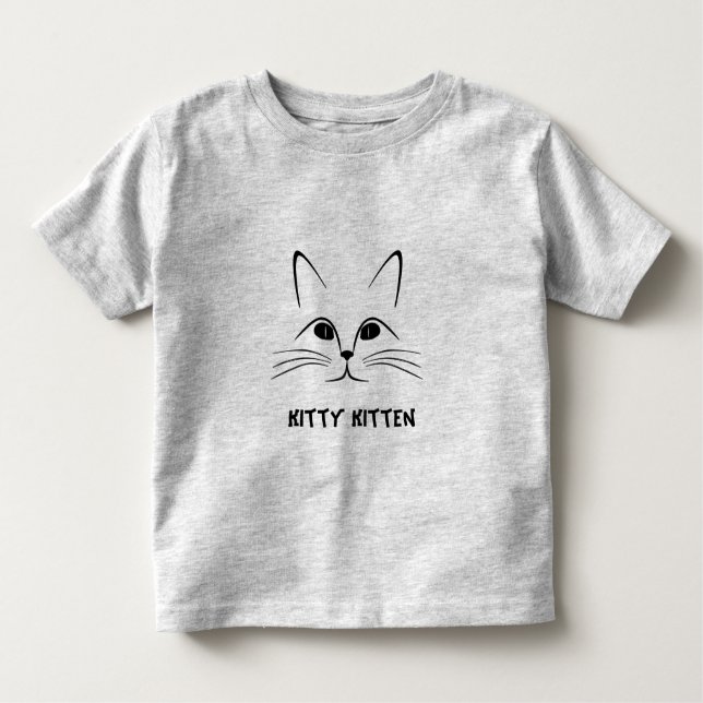 Camiseta De Bebé kitty kitten (Anverso)