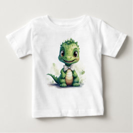 Camiseta De Bebé Kleine groene Dino