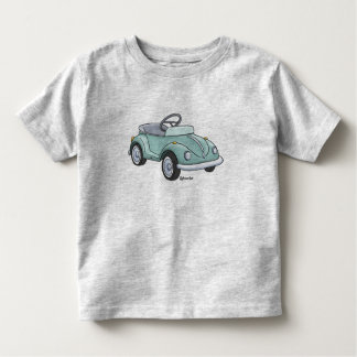 Camiseta De Bebé Kleuter t-shirt met een kever trapauto