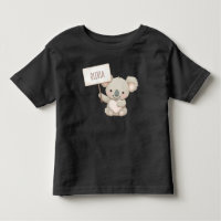 Koala Adorable Sosteniendo un Letrero con Nombre