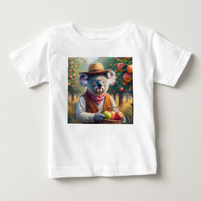 Camiseta De Bebé Koala Apple Orchard (Anverso)