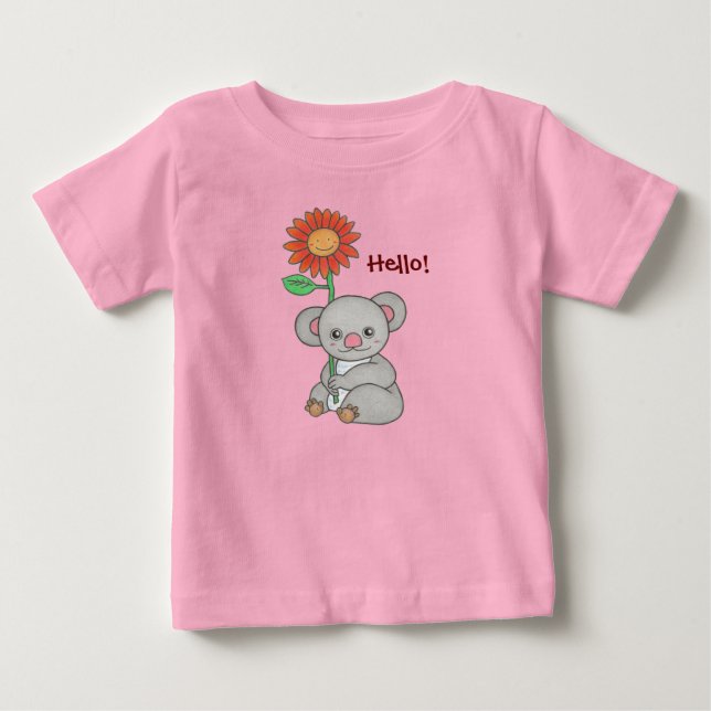 Camiseta De Bebé Koala Baby T-Shirt (Anverso)