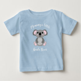 Camiseta De Bebé Koala Bear Baby Shower Blue
