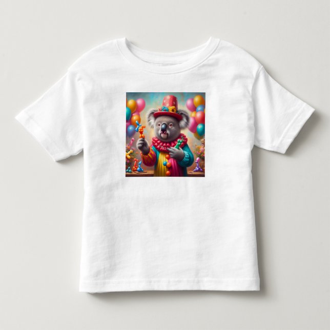 Camiseta De Bebé Koala Clown (Anverso)