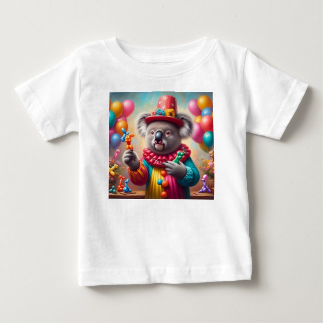 Camiseta De Bebé Koala Clown (Anverso)