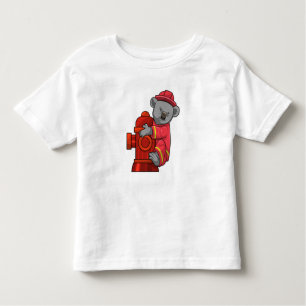 Camiseta De Bebé Koala como bombero con hidrógeno