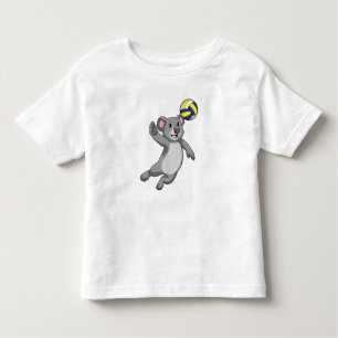 Camiseta De Bebé Koala como jugador de voleibol con voleibol