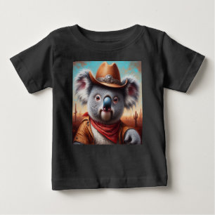 Camiseta De Bebé Koala Cowboy