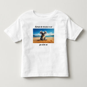 Camiseta De Bebé Koala playa de arena Australia el mejor lugar para