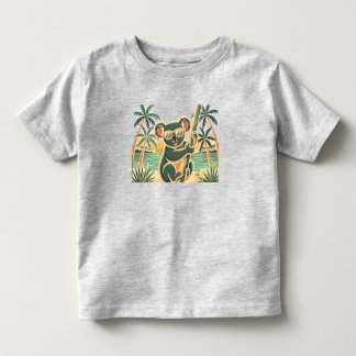 Camiseta De Bebé Koala relajándose en la playa – Vibra tropical de