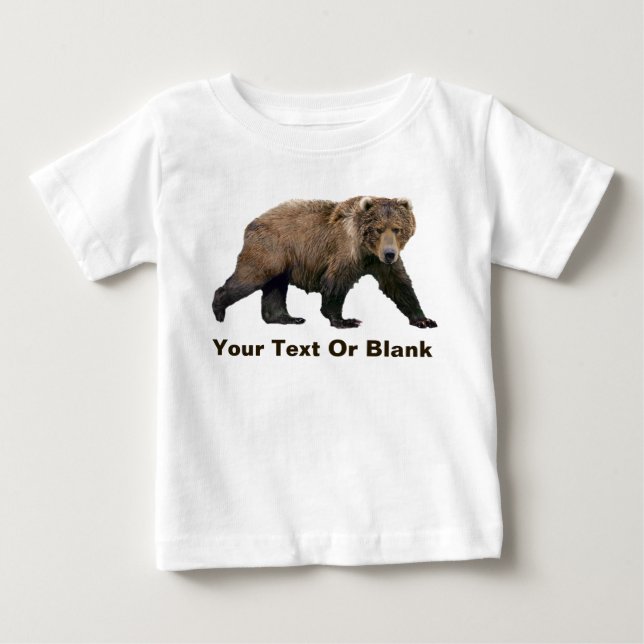 Camiseta De Bebé Kodiak Bear (Anverso)