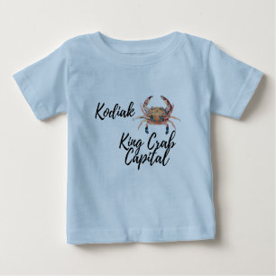 Camiseta De Bebé Kodiak Crab Capital