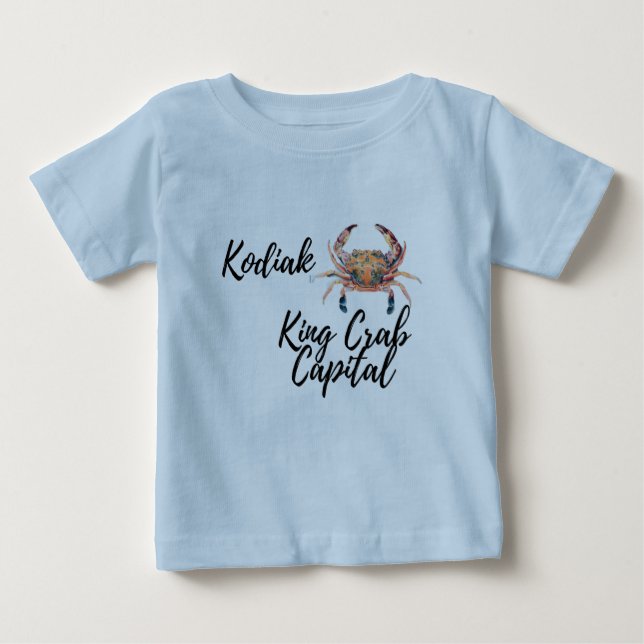 Camiseta De Bebé Kodiak Crab Capital (Anverso)