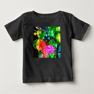 Camiseta De Bebé Koi Iluminado