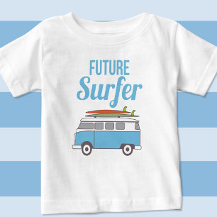 Camiseta De Bebé Kombi retro Surf