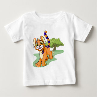 Camiseta De Bebé Kougra anaranjado aventurero en la isla del
