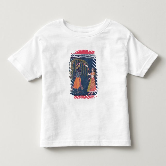 Camiseta De Bebé Krishna que toca una flauta, del 'Vahula (Anverso)