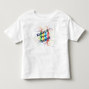 Camiseta De Bebé KRW Kickin preescolar dibuja con creyón Grunge