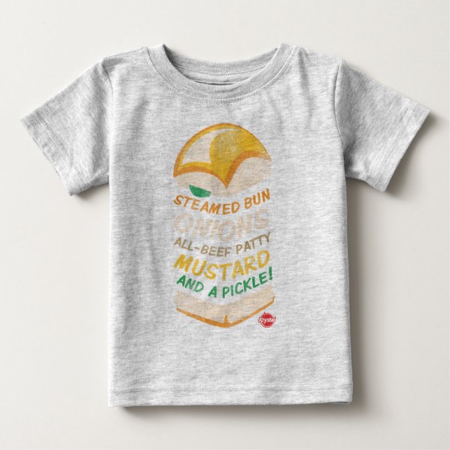 Camiseta De Bebé Krystal apiló (Anverso)