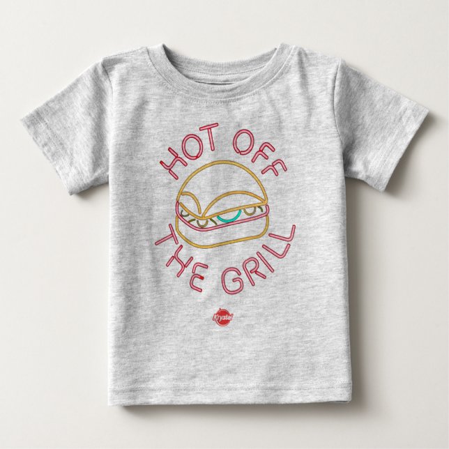 Camiseta De Bebé Krystal caliente de la parrilla (Anverso)