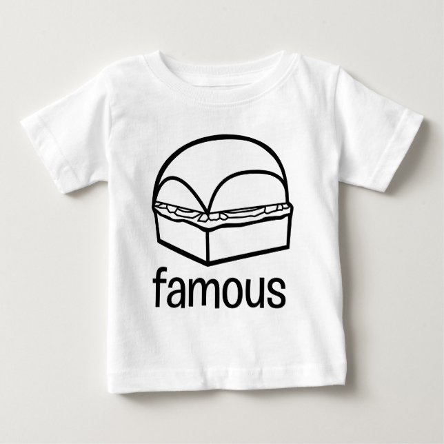 Camiseta De Bebé Krystal famoso (Anverso)