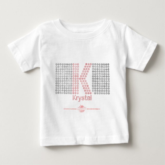 Camiseta De Bebé Krystal K grande (Anverso)