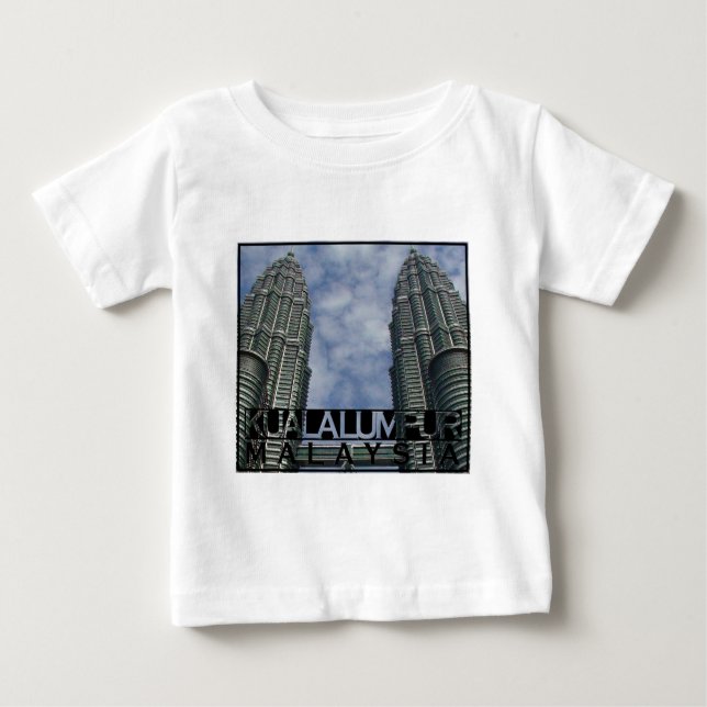 Camiseta De Bebé Kuala Lumpur (Anverso)