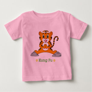 Camiseta De Bebé Kung Fu Tiger™