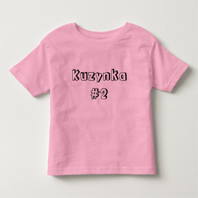 Camiseta De Bebé Kuzynka #2 (Anverso)