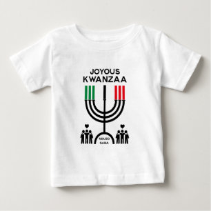 Camiseta De Bebé Kwanzaa Alegre