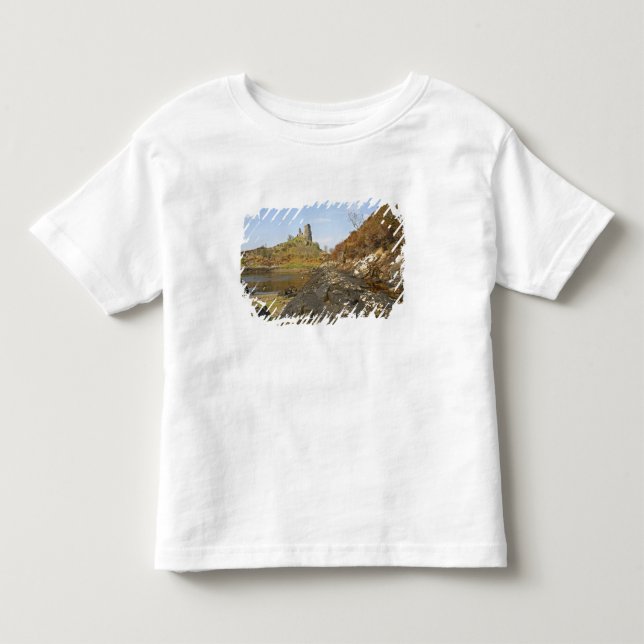 Camiseta De Bebé Kyleakin, Escocia. Las antiguas ruinas de (Anverso)