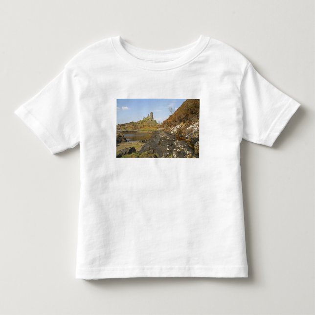 Camiseta De Bebé Kyleakin, Escocia. Las antiguas ruinas de (Anverso)