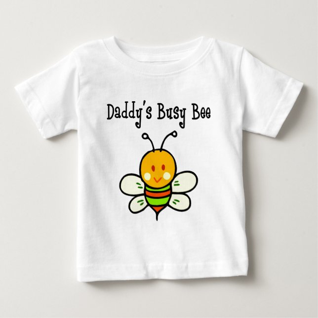 Camiseta De Bebé La abeja de papá (Anverso)