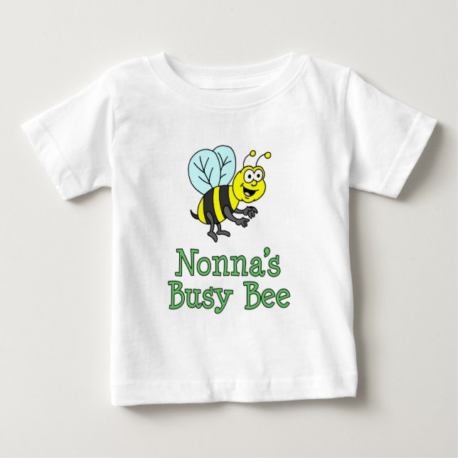 Camiseta De Bebé La Abeja Ocupada de Nonna (Anverso)