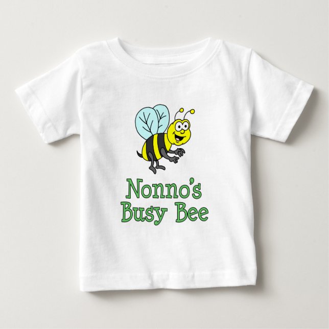 Camiseta De Bebé La abeja ocupada de Nonno (Anverso)