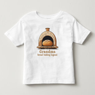 Camiseta De Bebé La abuela es una leyenda en la elaboración de pan