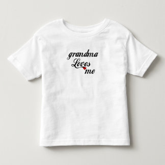 Camiseta De Bebé la abuela me ama