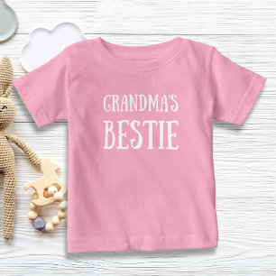 Camiseta De Bebé La abuelita, linda