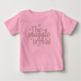 Camiseta De Bebé La acurrucarse es un verdadero traje corporal