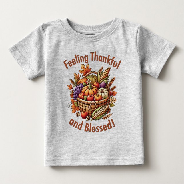 Camiseta De Bebé La agradable Cornucopia (Anverso)