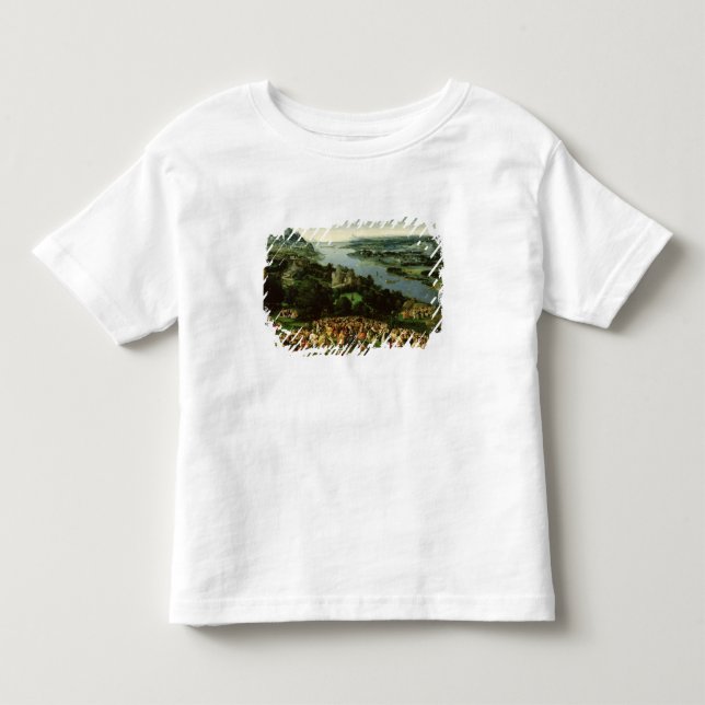 Camiseta De Bebé La alimentación de los cinco miles (Anverso)