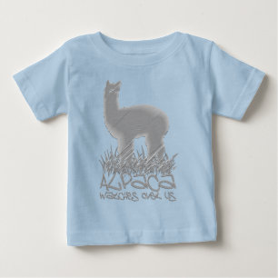 Camiseta De Bebé La Alpaca nos observa