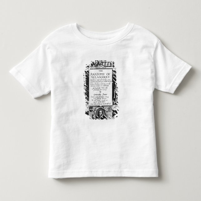 Camiseta De Bebé La anatomía de la melancolía (Anverso)